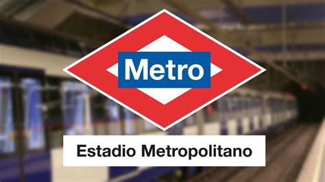 parada metro estadio metropolitano madrid
