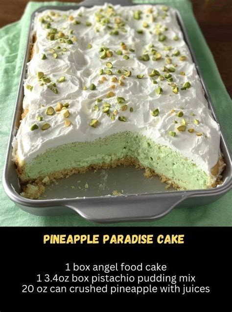Paradise Cake Calories