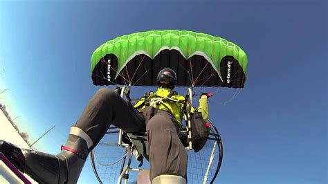 paraglider with motor speed