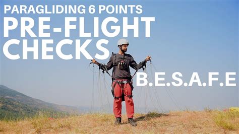 paragliding pre flight check