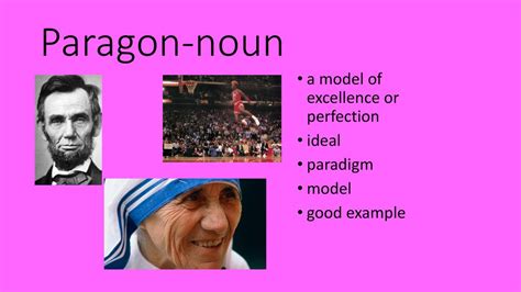 Paragon And Example