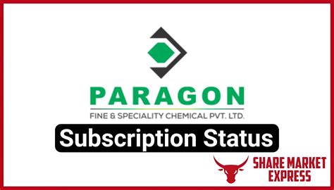 paragon ipo subscription status