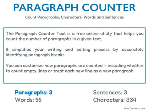 paragraph counter