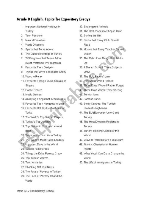 paragraph topics for class 10 with answers