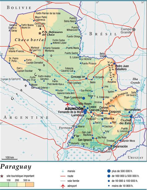 Carte De Lamérique Du Sud Paraguay Illustration Getty Images
