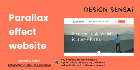 parallax effect website codepen