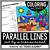 parallel lines cut by a transversal coloring activity