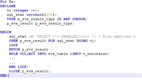 parallel hint in oracle sql query example