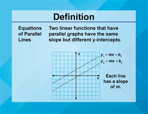 Parallel Linear Functions