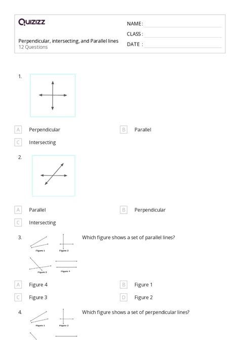 parallel lines never intersect because quizizz