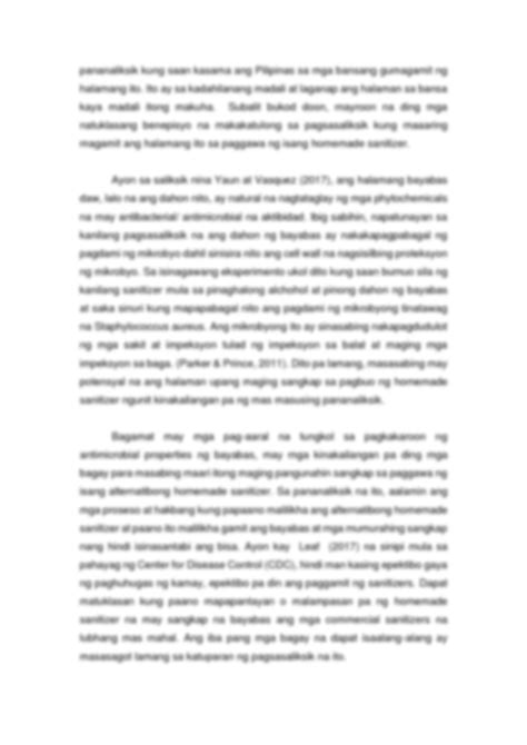 parameter in tagalog meaning in research
