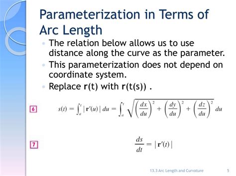 Parameterization Arc Length