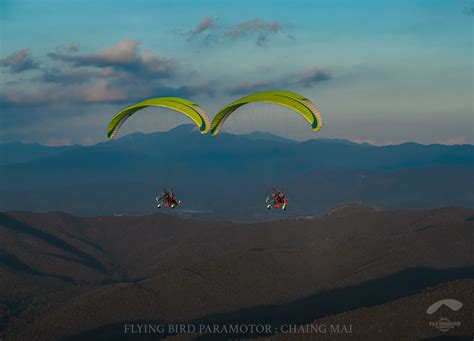 paramotor flight views