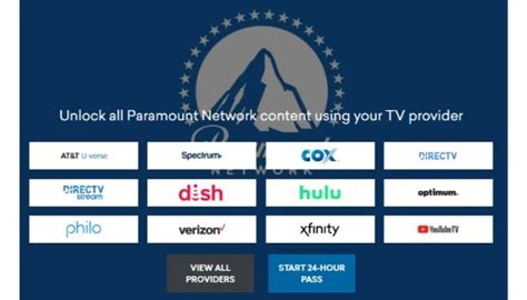 Paramount Network Tv Providers