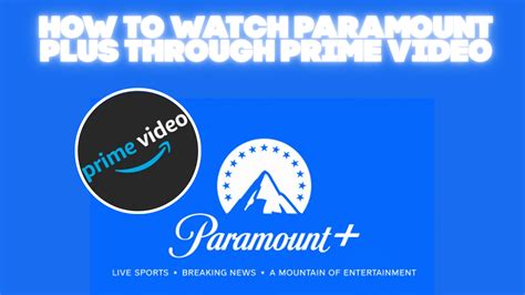Discussion Paramount Plus Prime Video