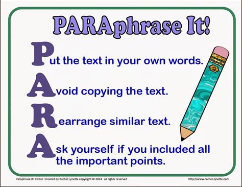 paraphrasing