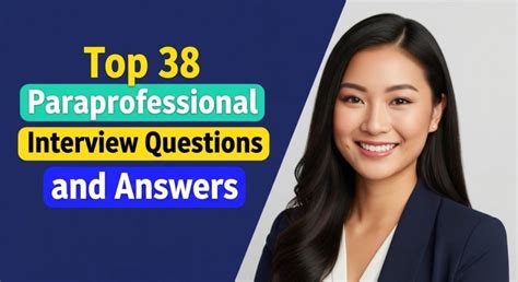 Paraprofessional Job Interview Questions And Answers