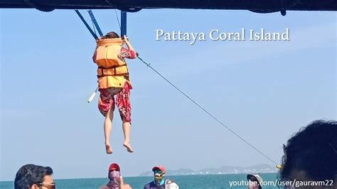 parasailing coral island