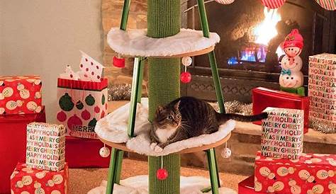 Argos is selling these 'parasol Christmas trees' for cat