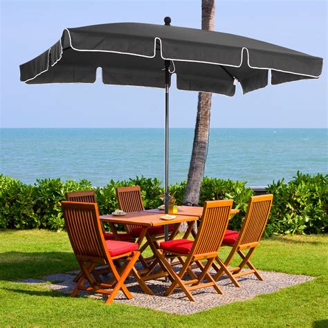 parasol de jardin rectangulaire