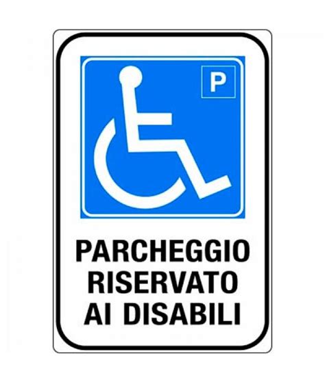 parcheggio riservato per disabili