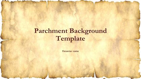 Parchment Background Powerpoint Template