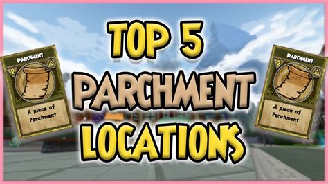 Parchment Paper Wizard101