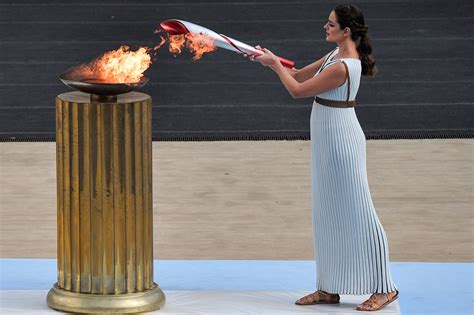 parcours de la flamme olympique en images
