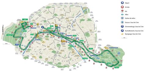 parcours du marathon de paris 2024