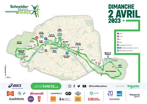 parcours marathon de paris 2023