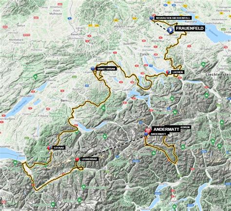 parcours tour de suisse en direct