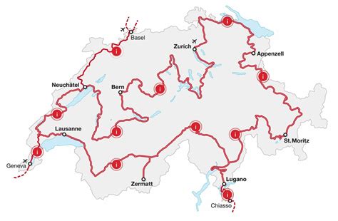 parcours tour de suisse en voiture