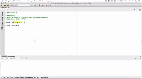 Parenthesis Python Expression