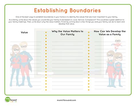 Boundaries Therapy Worksheets Printable Worksheets and Activities for