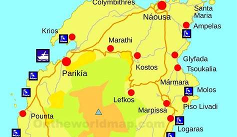 Parikia Paros Map Bus Station Message Board Tripadvisor
