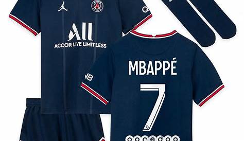 PSG Paris Saint-Germain Home jersey Kids kit 2021/22 Soccer | Etsy