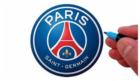 Comment dessiner le logo paris saint germain Nouveau 2017 | Logo paris