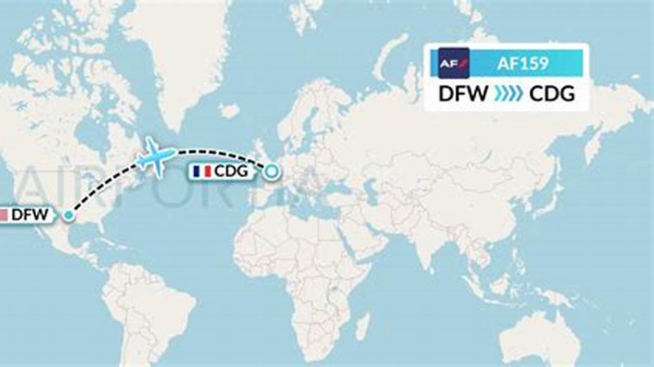 Track Real-Time Paris to Dallas Flight Status: A Traveler's Guide