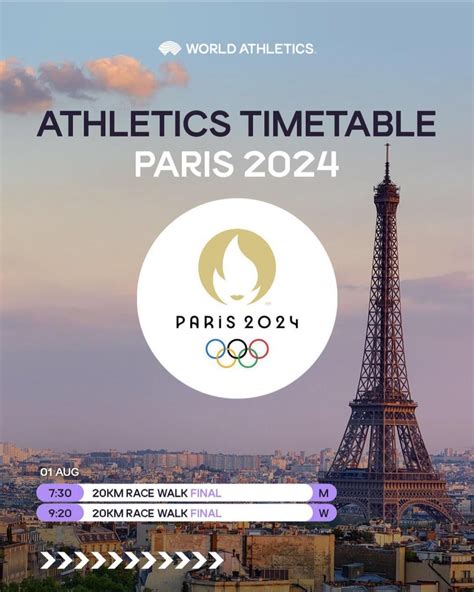 paris 2024 athletics timetable