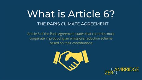 paris agreement article 6