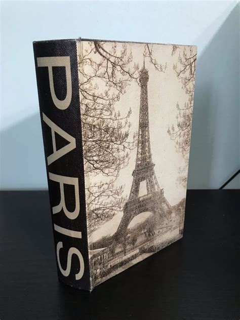 Paris Book Storage Box