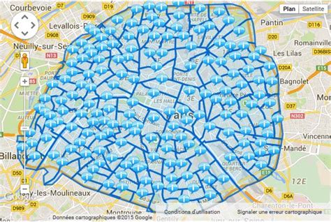 Carte Opendata des parkings compatibles poussettes doubles Jumeaux et