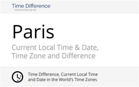 paris france time zone in outlook