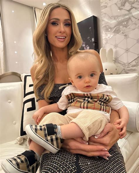 paris hilton's baby head