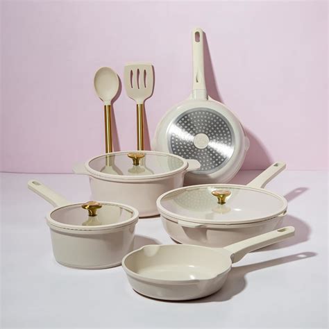 paris hilton ceramic nonstick cookware set