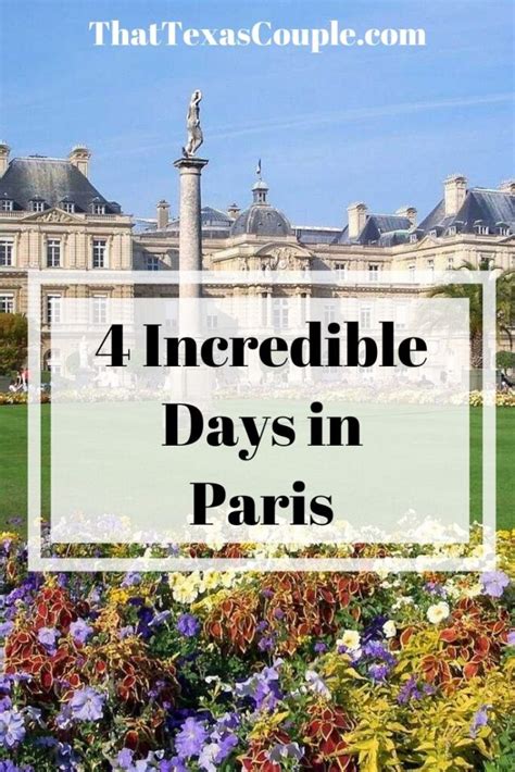 paris itineraries for couples