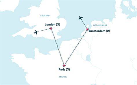 Paris, London & Amsterdam by Train
