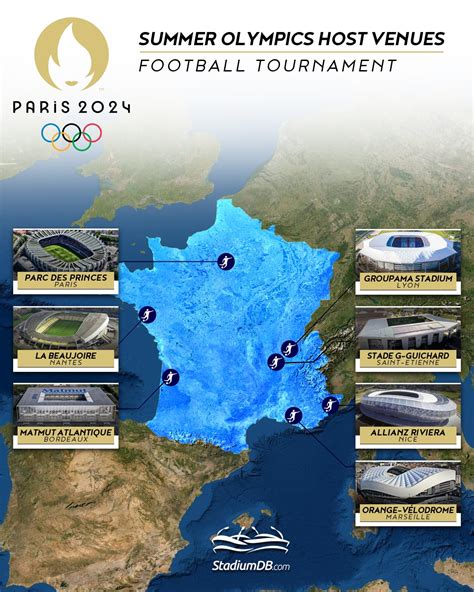 paris olympics 2024 locations map
