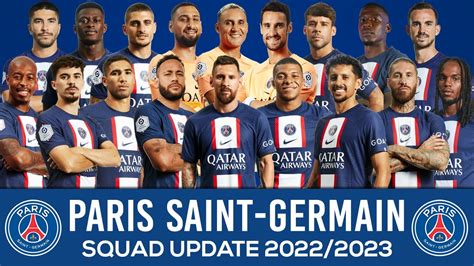 paris saint germain team 2022