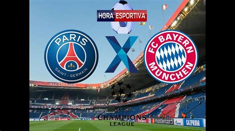 paris saint germain x bayern ao vivo